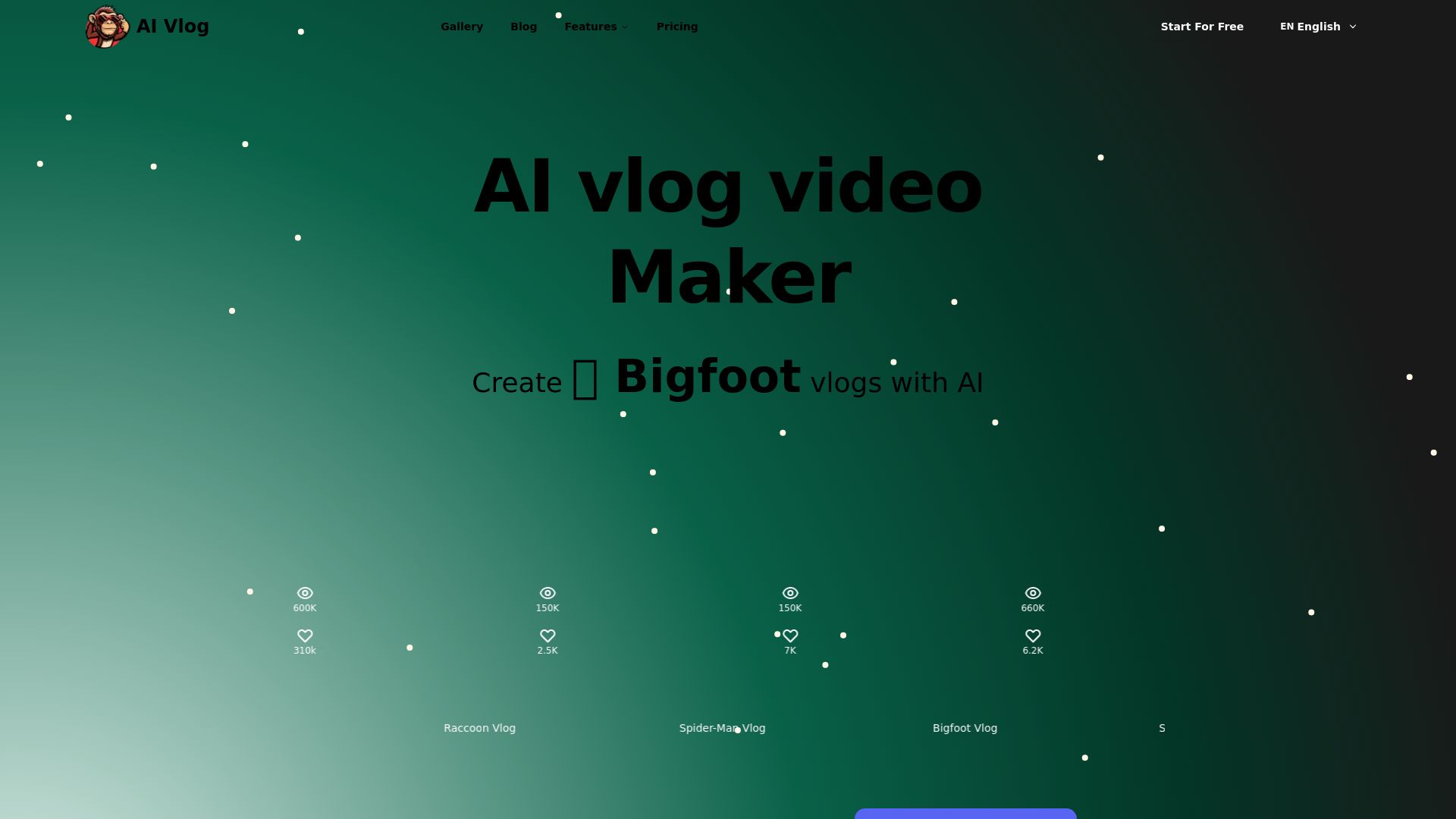 AI vlog video Maker