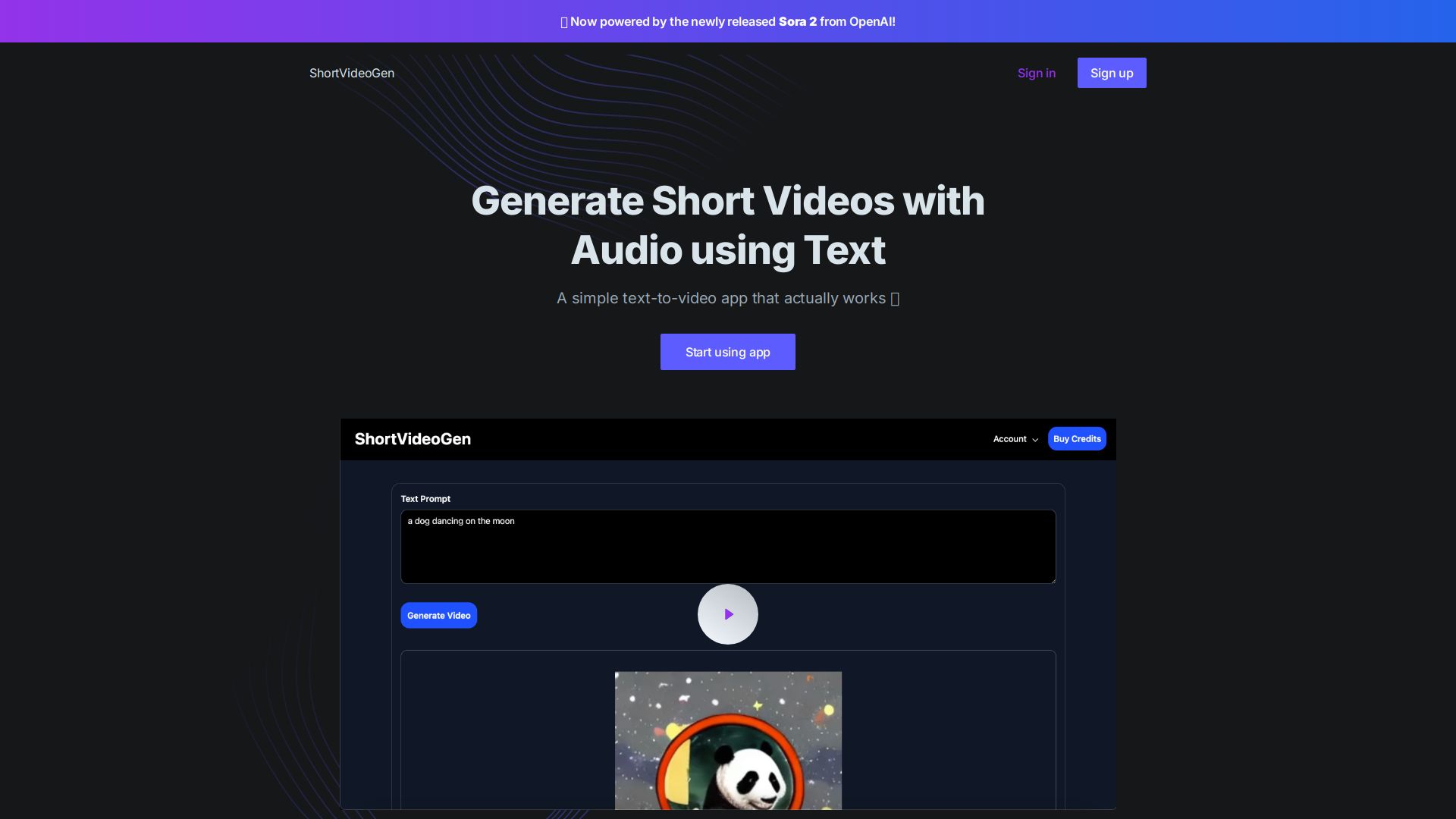 ShortGen Video
