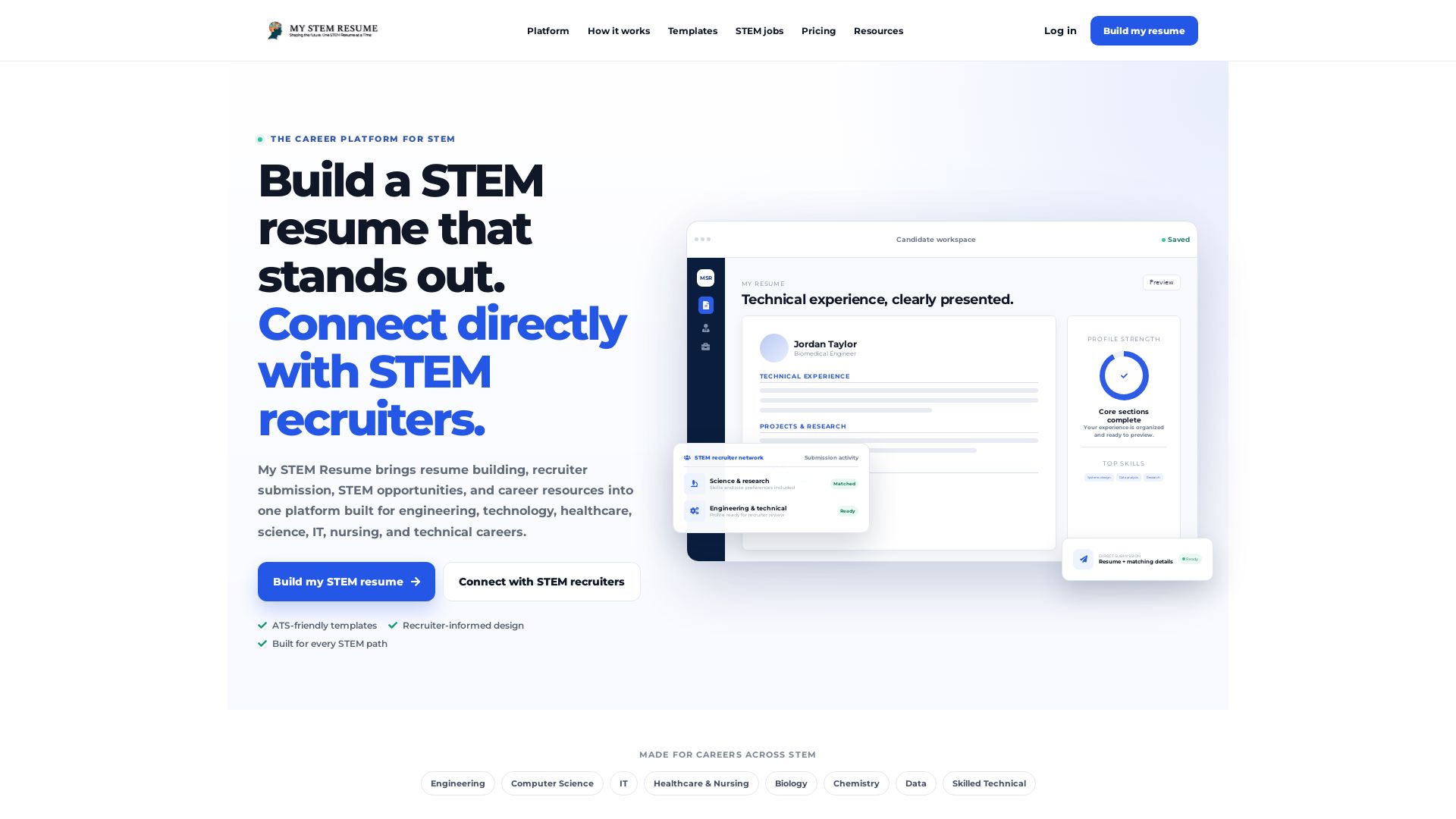 My STEM Resume