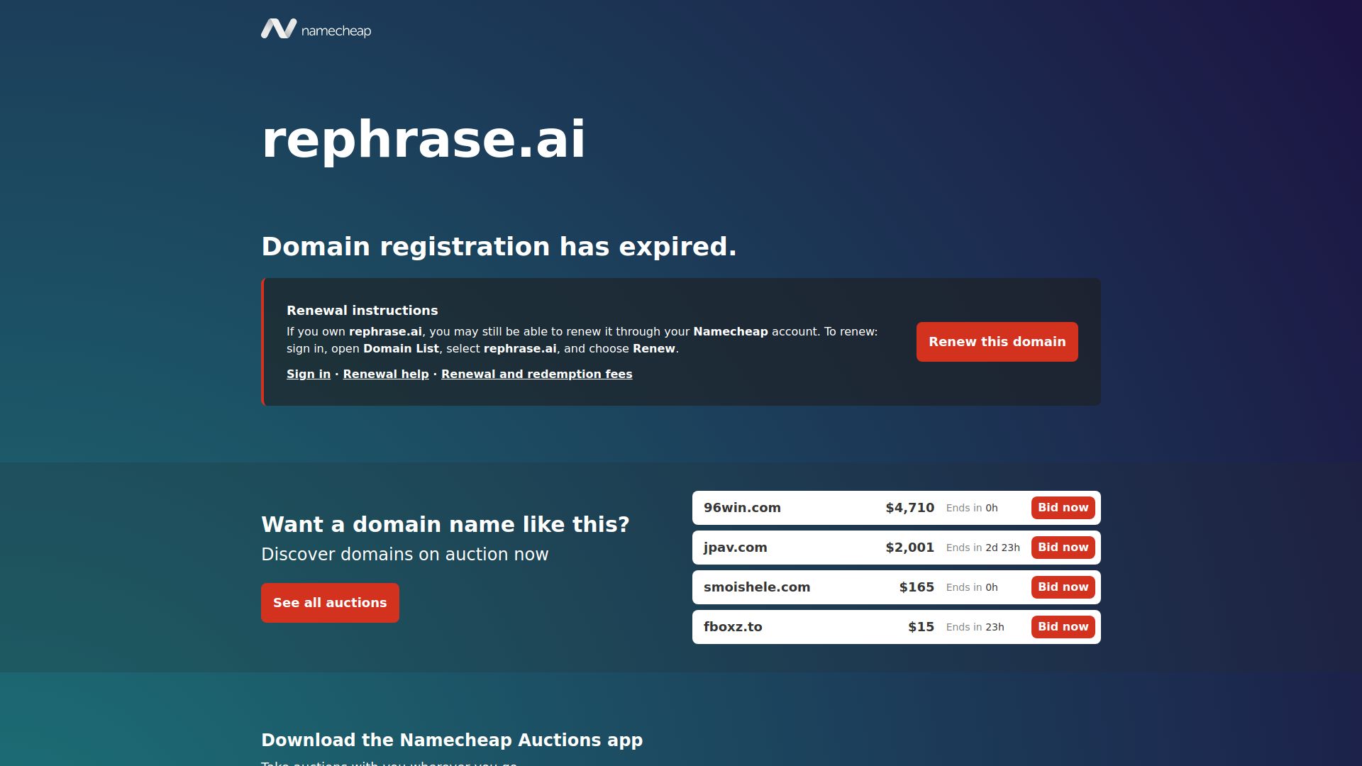 Rephrase
