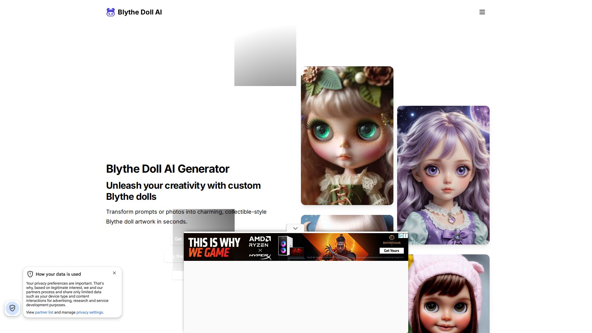 Blythe Doll AI Generator