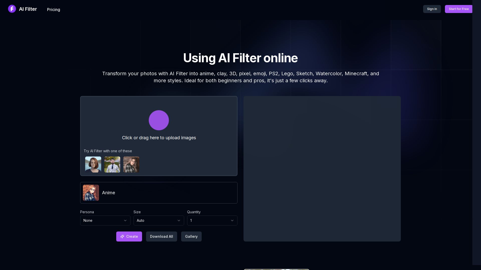 AI Filter