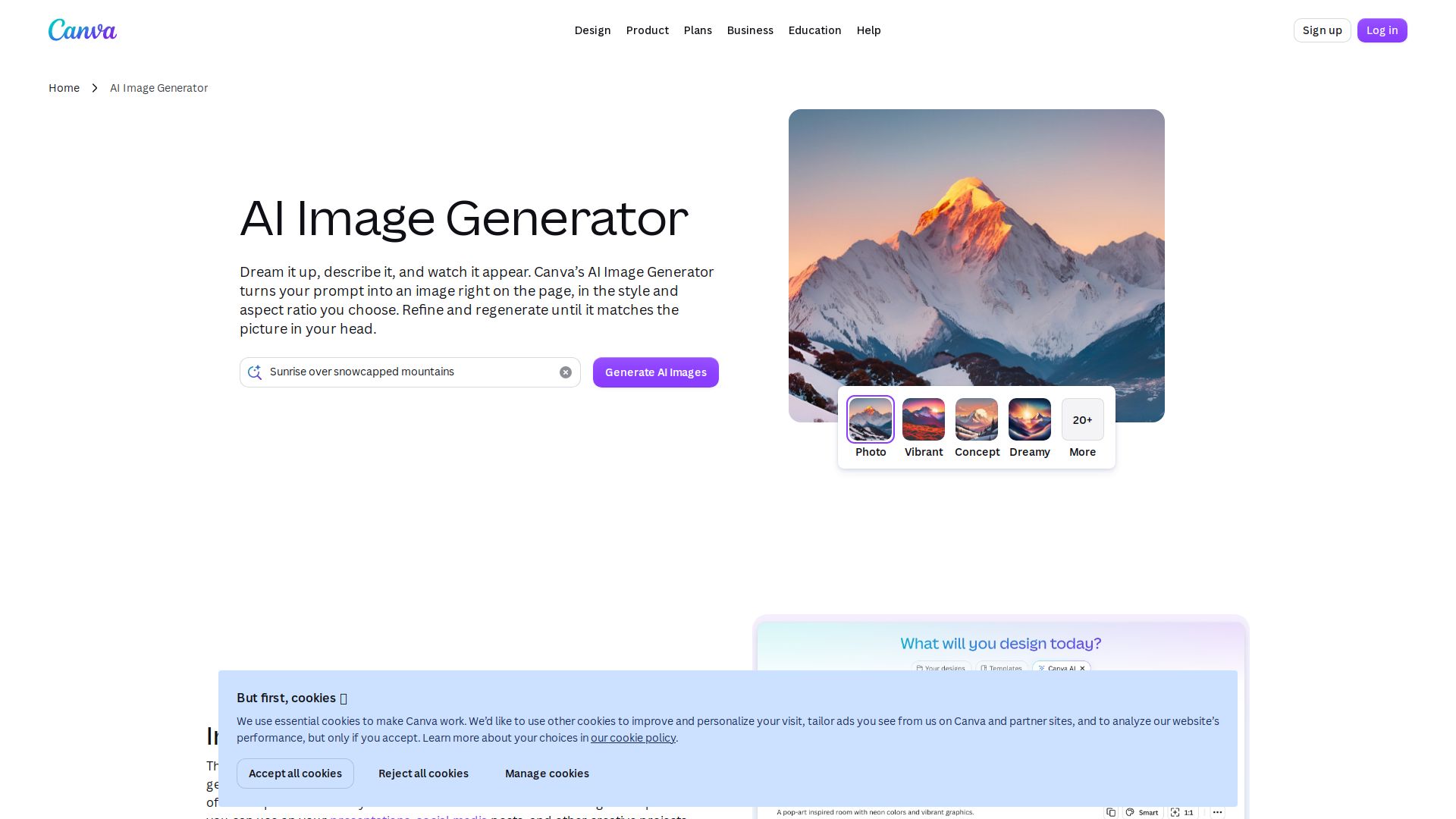 Canva Text to Image