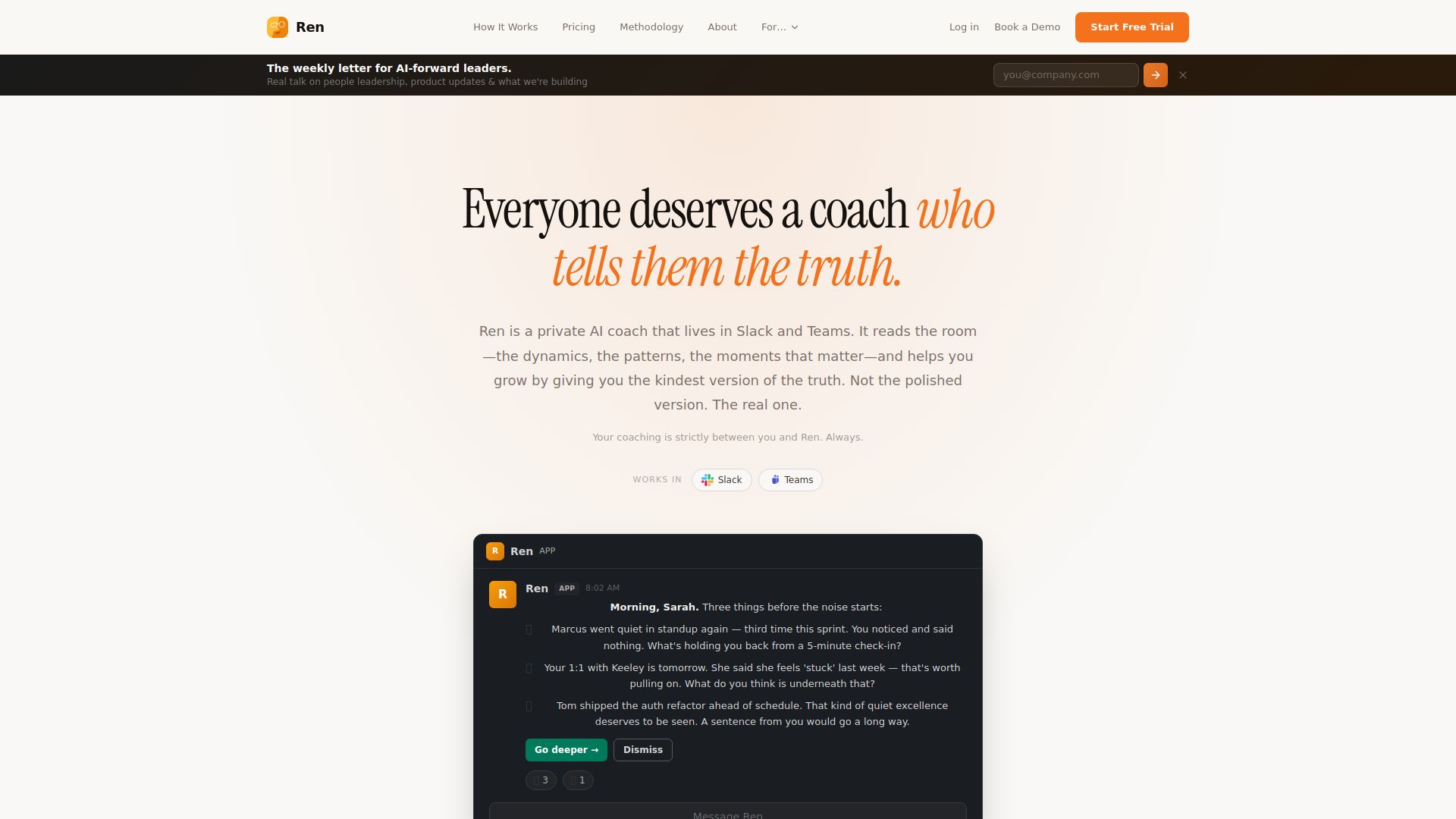 Ren | AI Leadership Coach