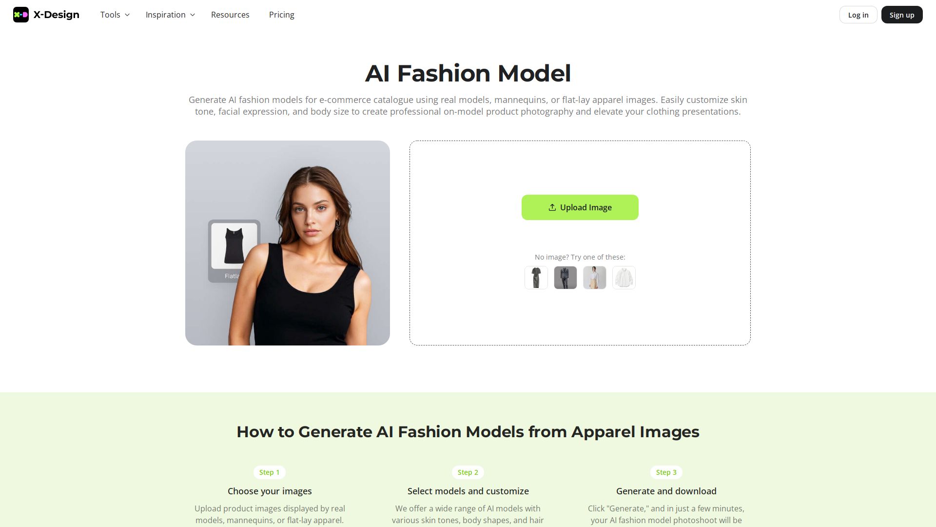 AI Fashion Model