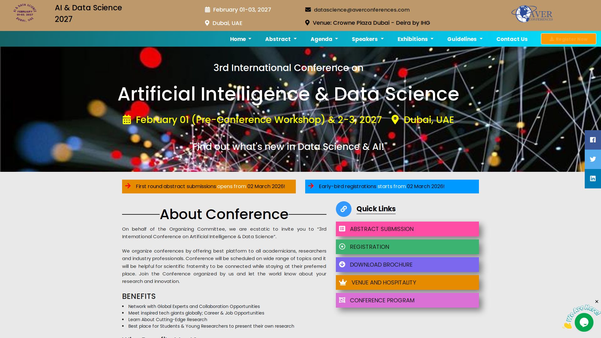2nd International Conference on Artificial Intelligence & Data Science