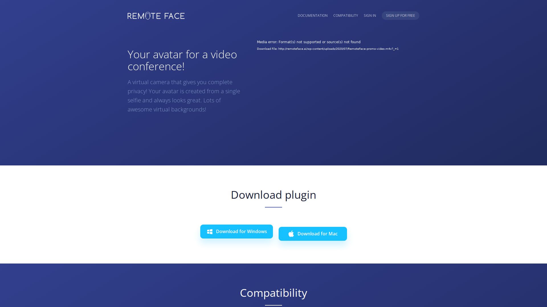 Remote face