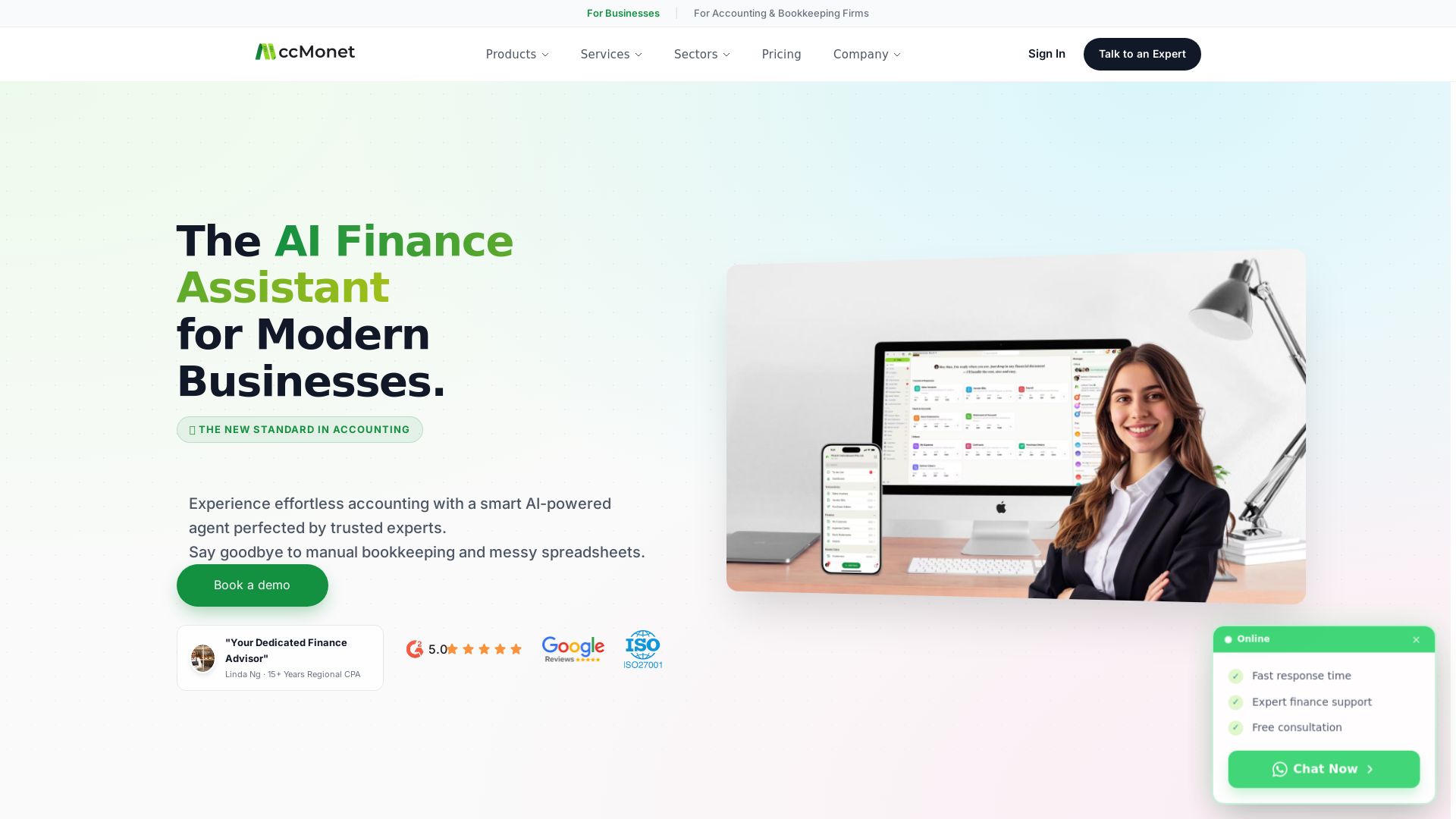 cc:Monet Home - AI Finance Assistant