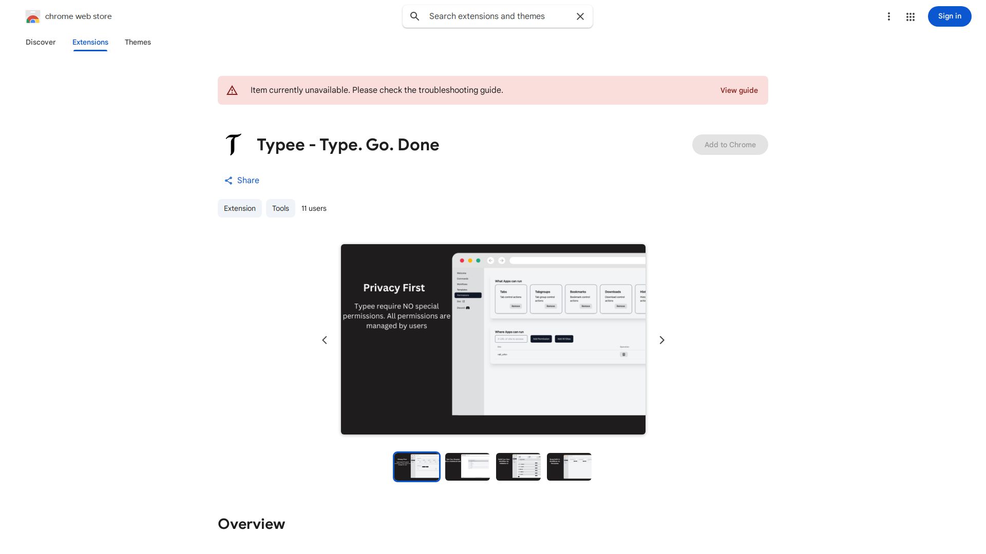 Typee Browser Extension
