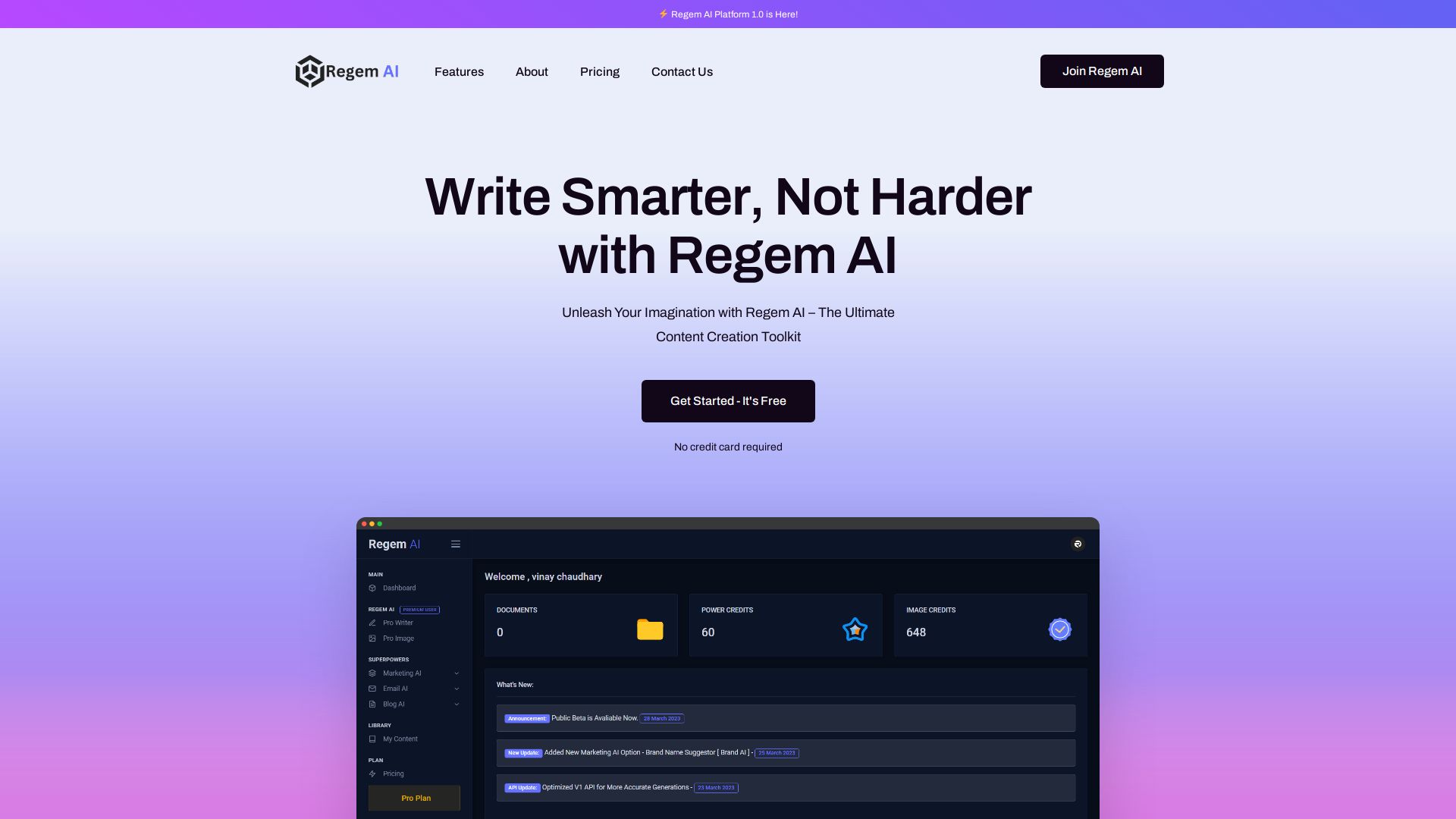 Regem AI Platform