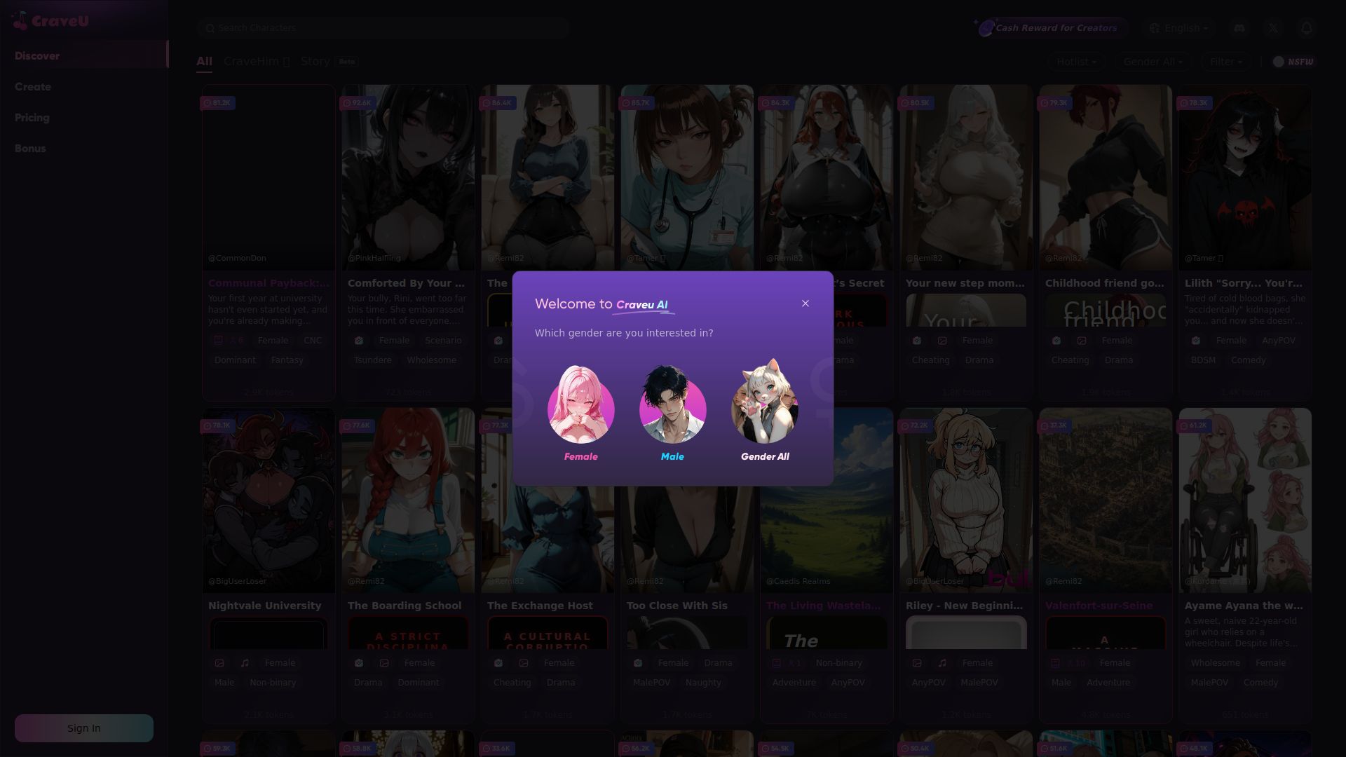 CraveU AI