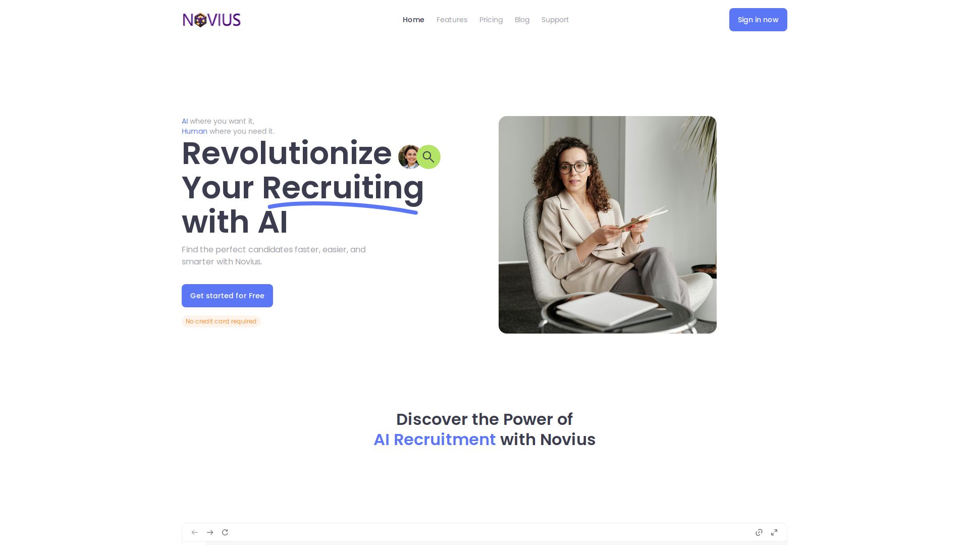 Novius AI Recruiter