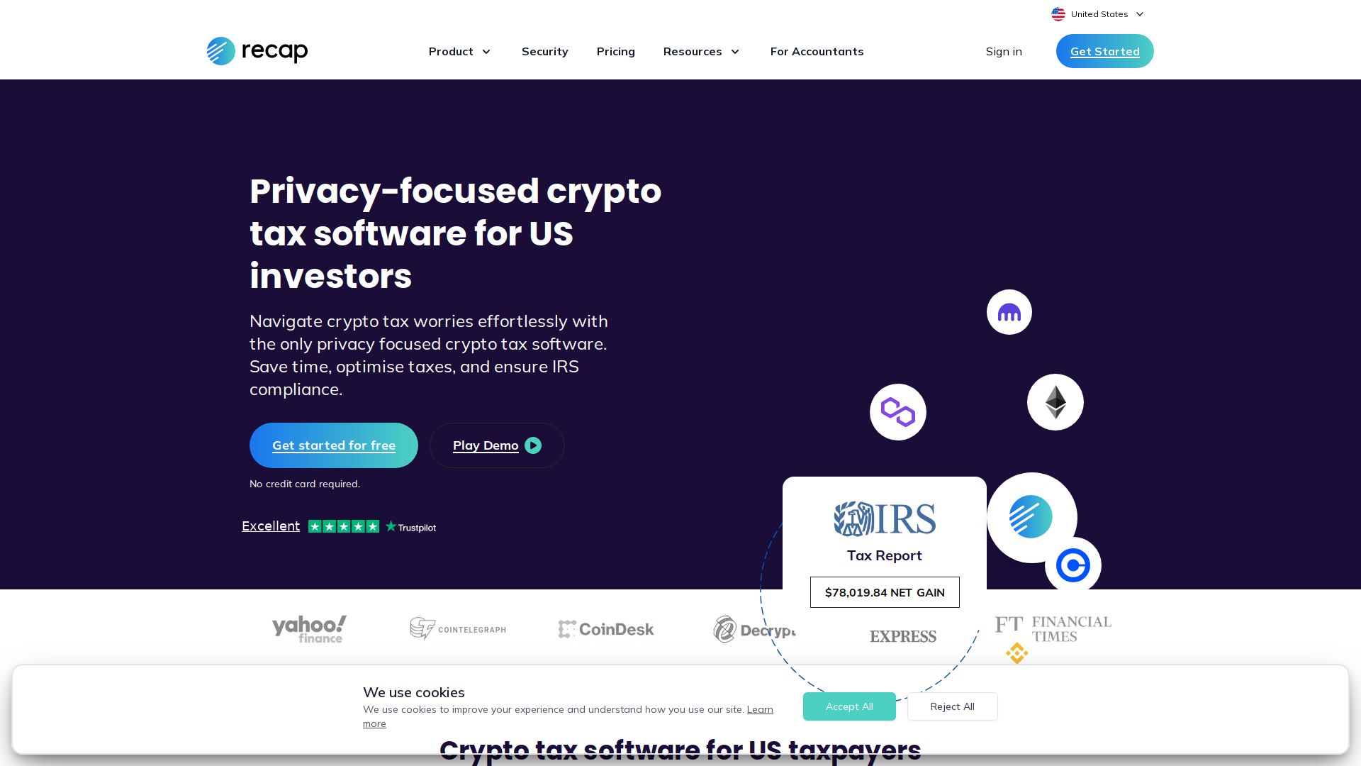 Recap NFT Gallery with AI Appraisals