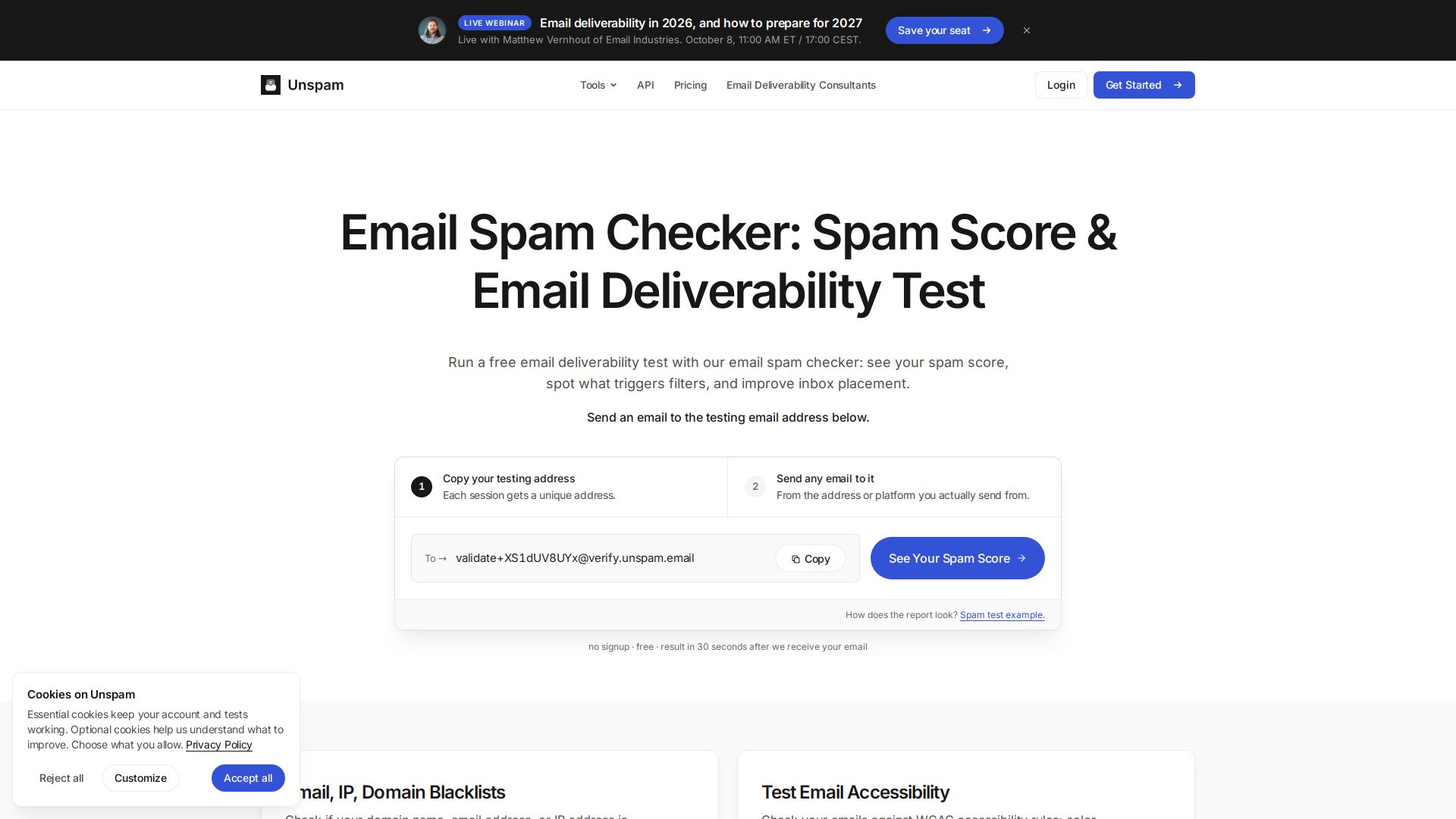 unspam.email