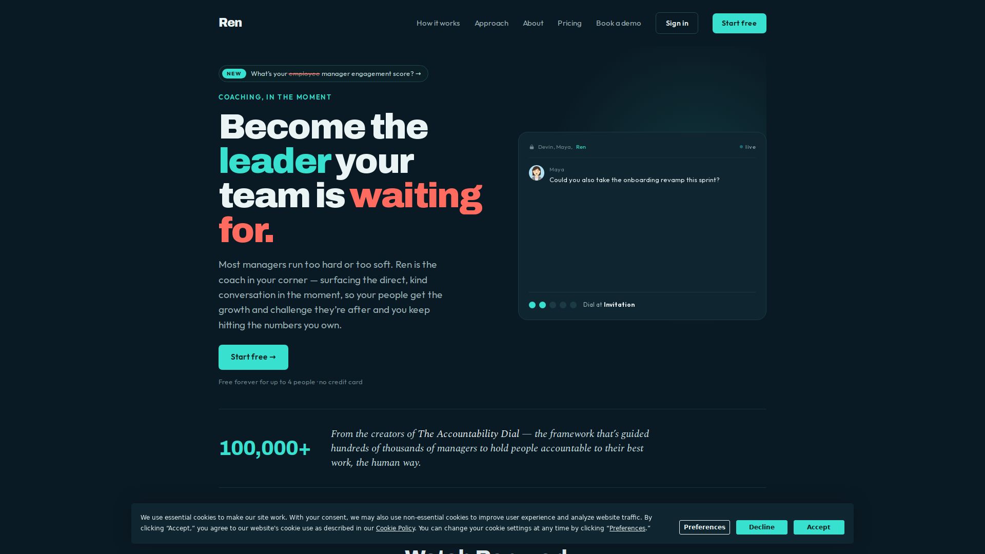Ren | AI Leadership Coach