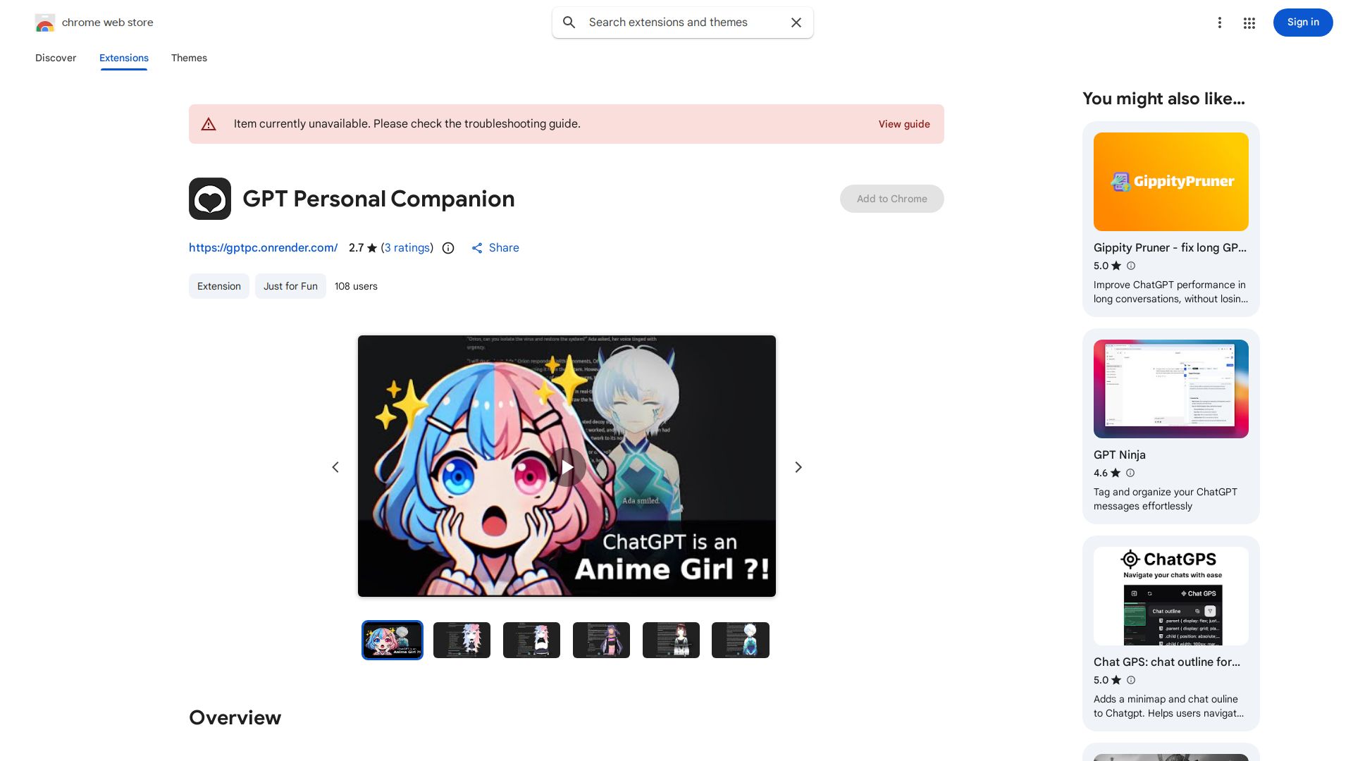 Cute Anime Girl ChatGPT