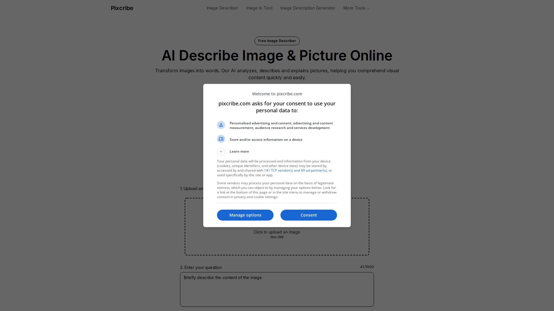 Pixcribe