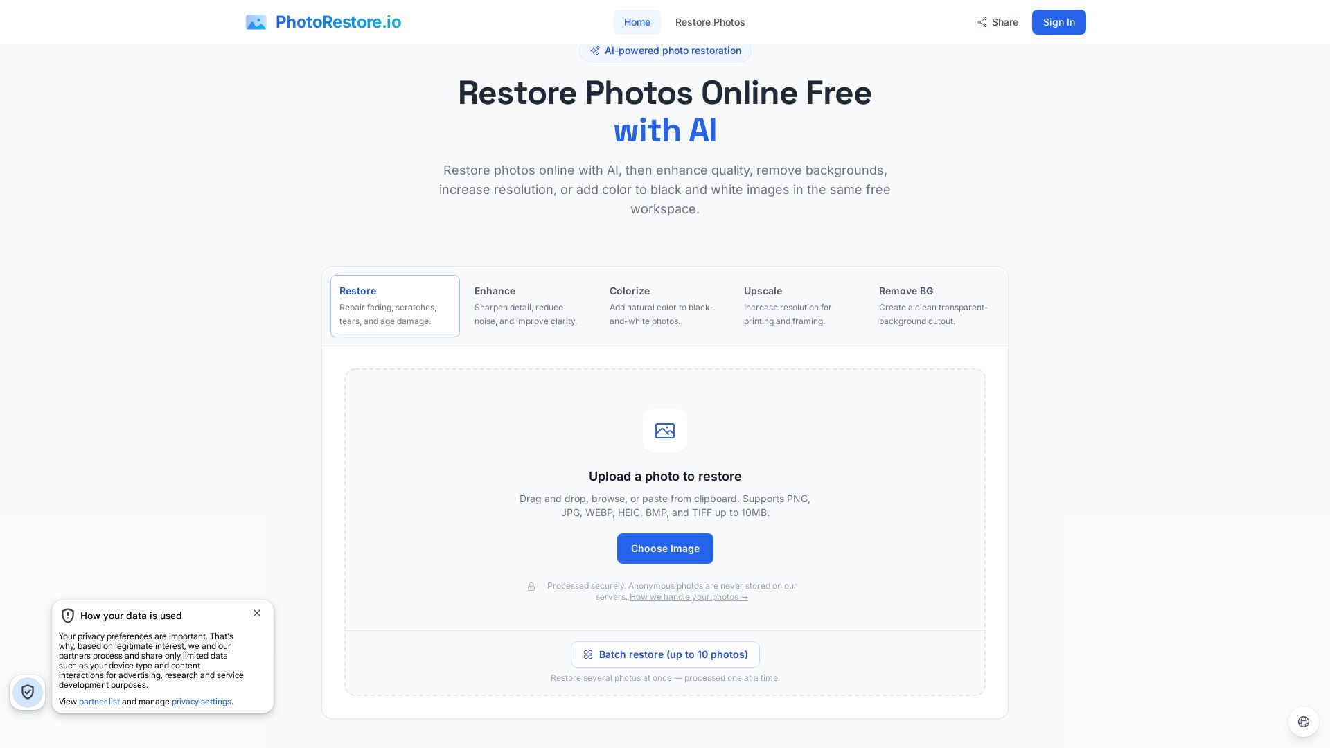 Photo Restore