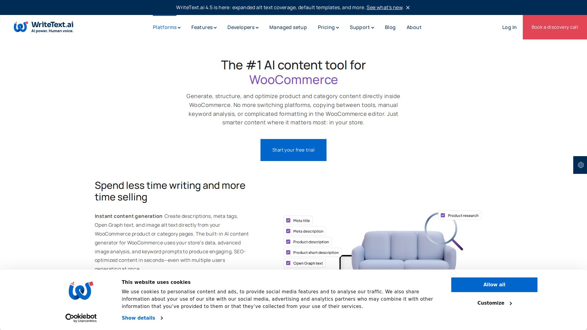 WriteText.ai for WooCommerce