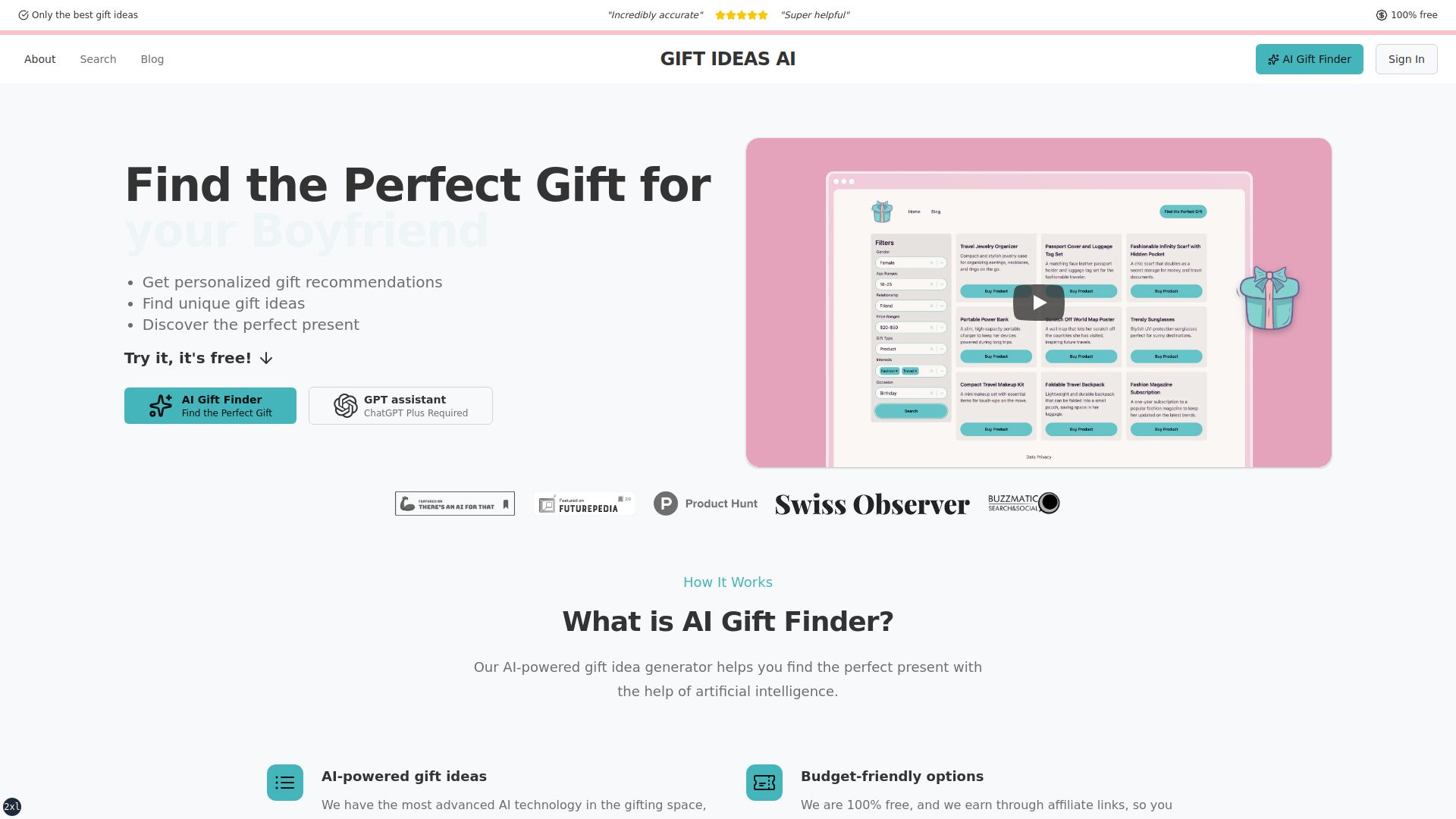 GiftIdeasAI