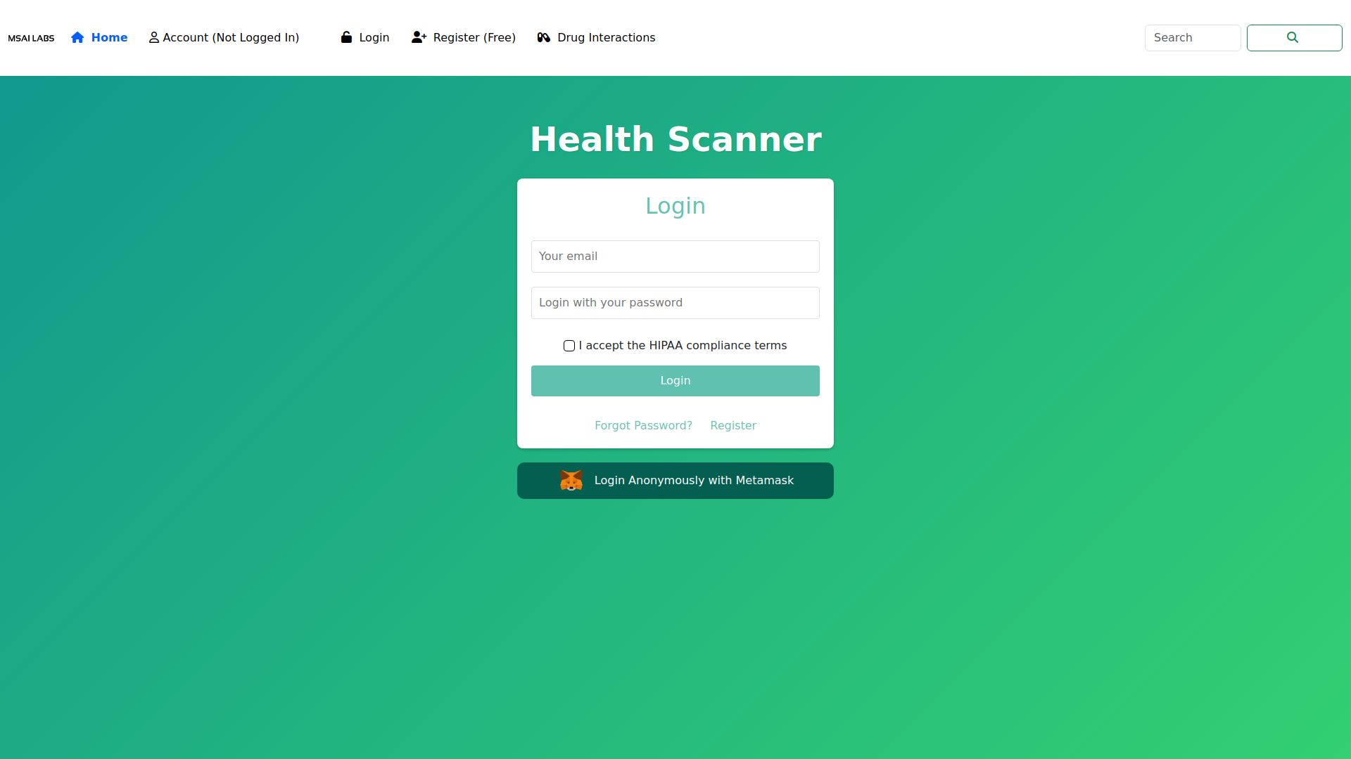 Health Scanner