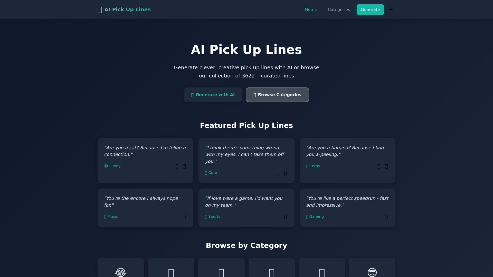 AI Pickup Lines
