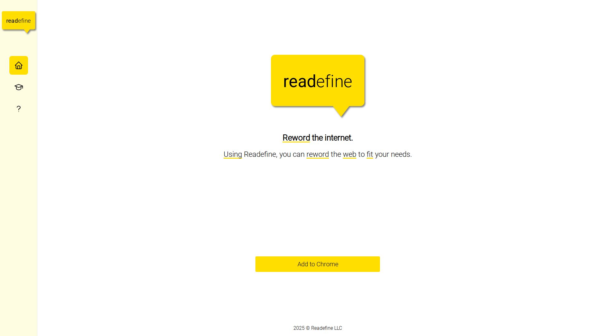 Readefine