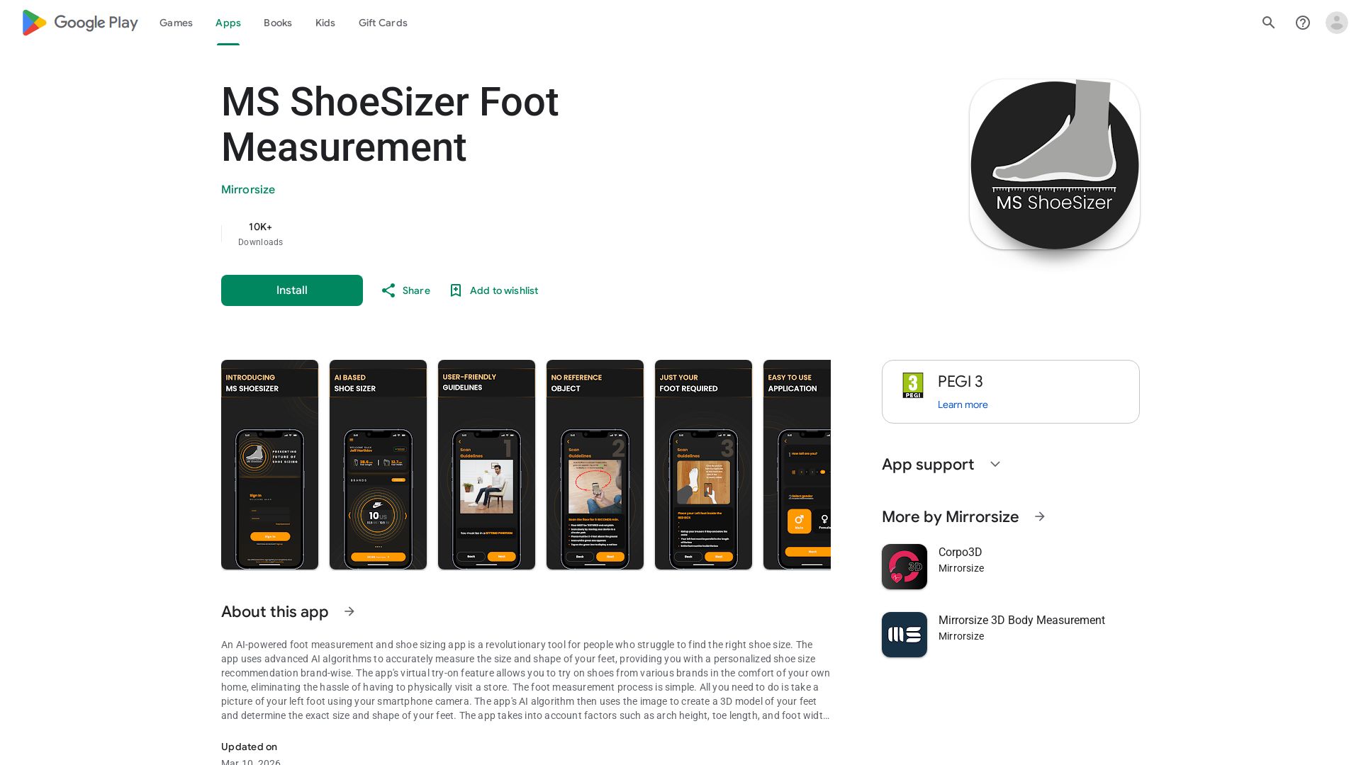 MS ShoeSizer