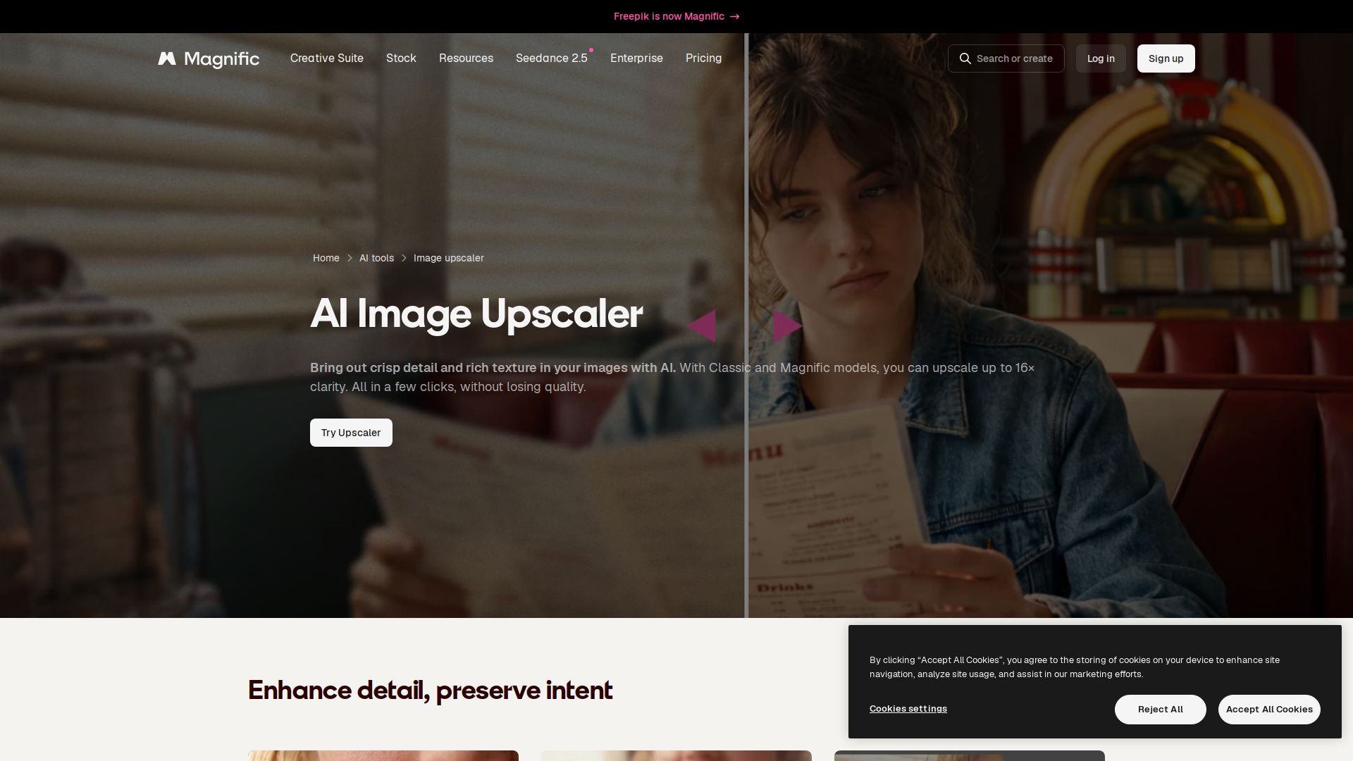 Freepik Upscaler