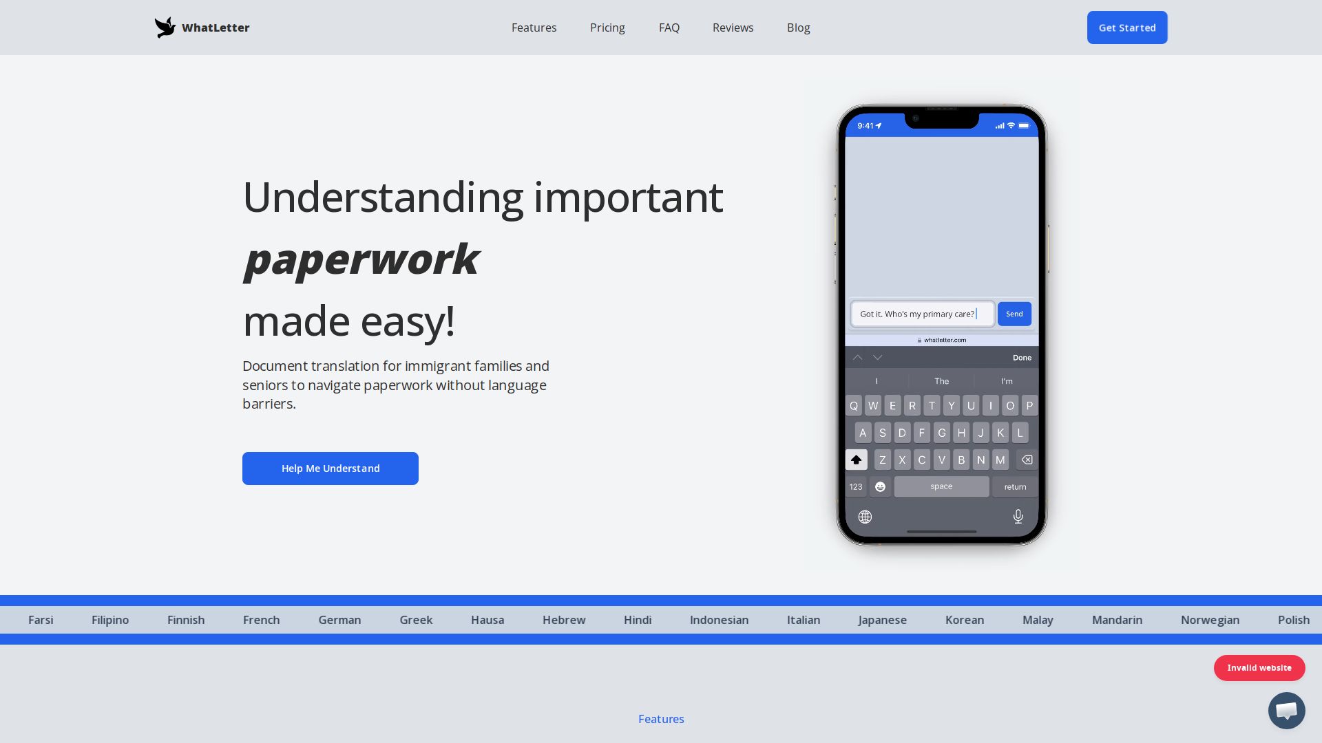 WhatLetter