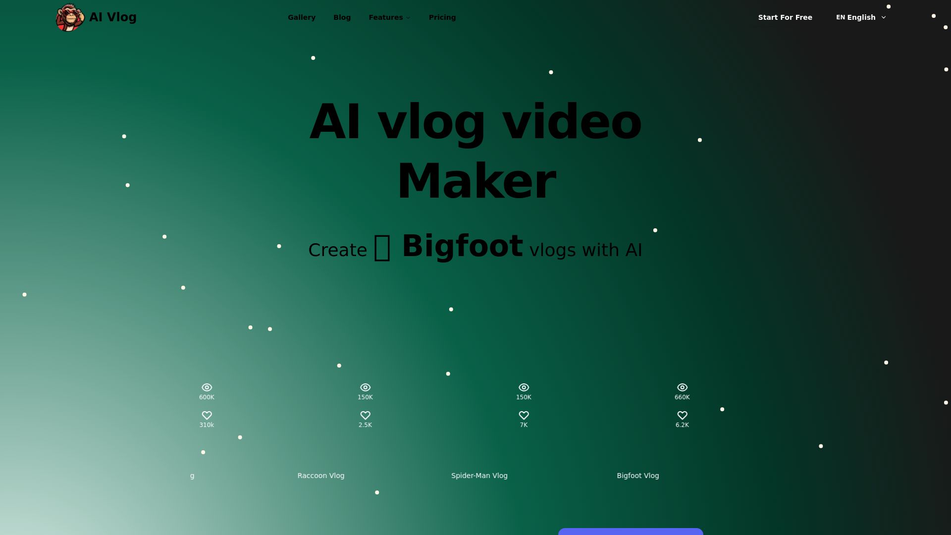 AI vlog video Maker