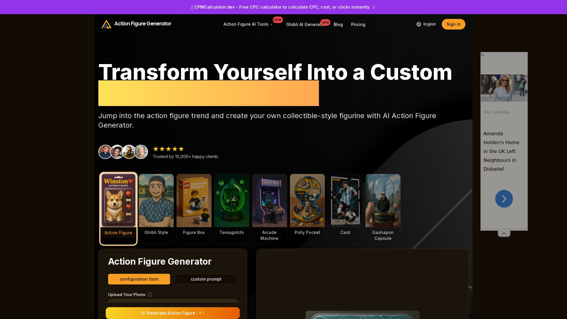 Action Figure Generator
