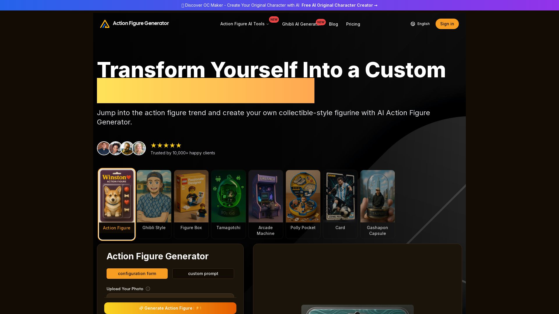 Action Figure Generator