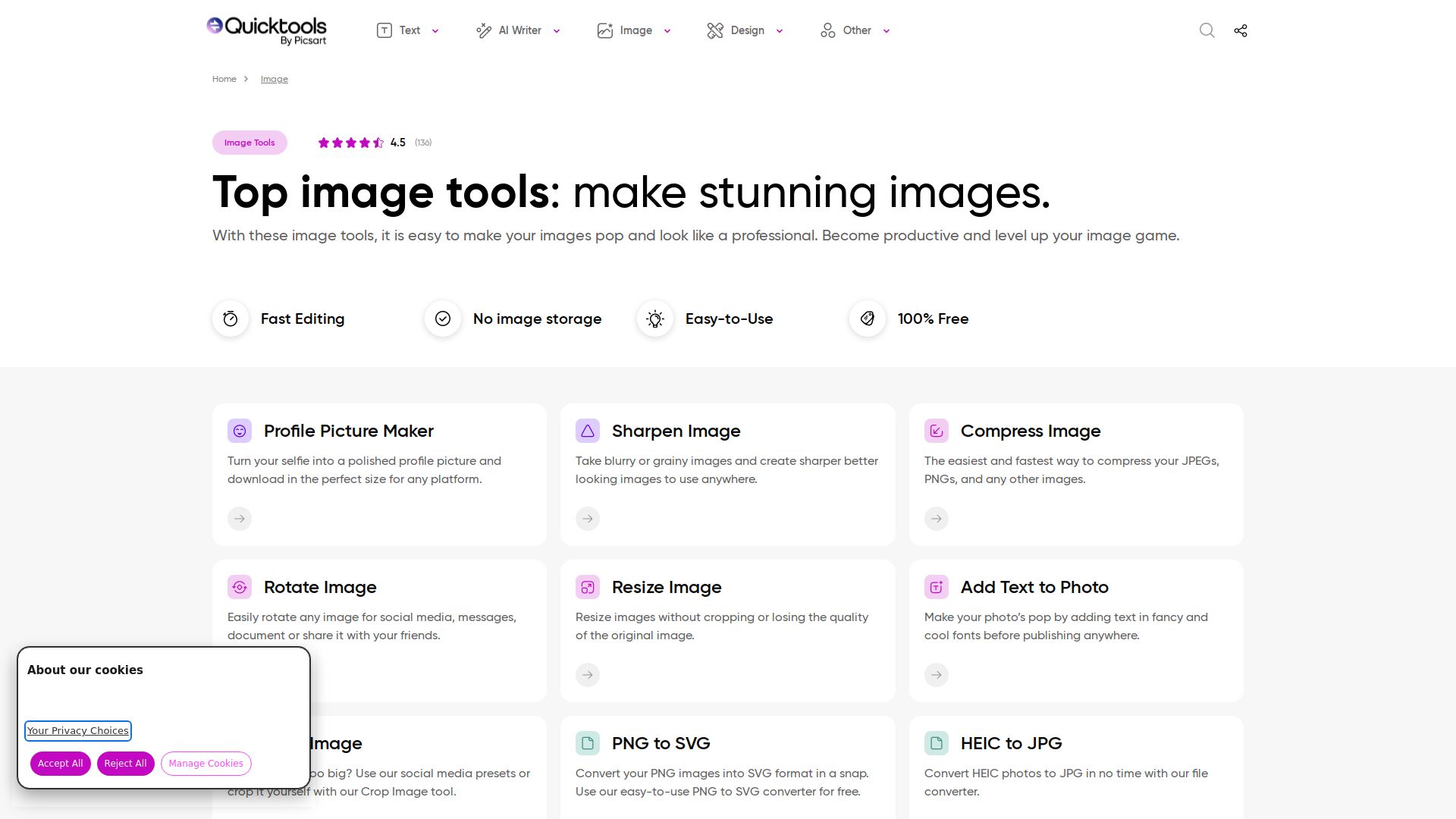 QuickTools by Picsart