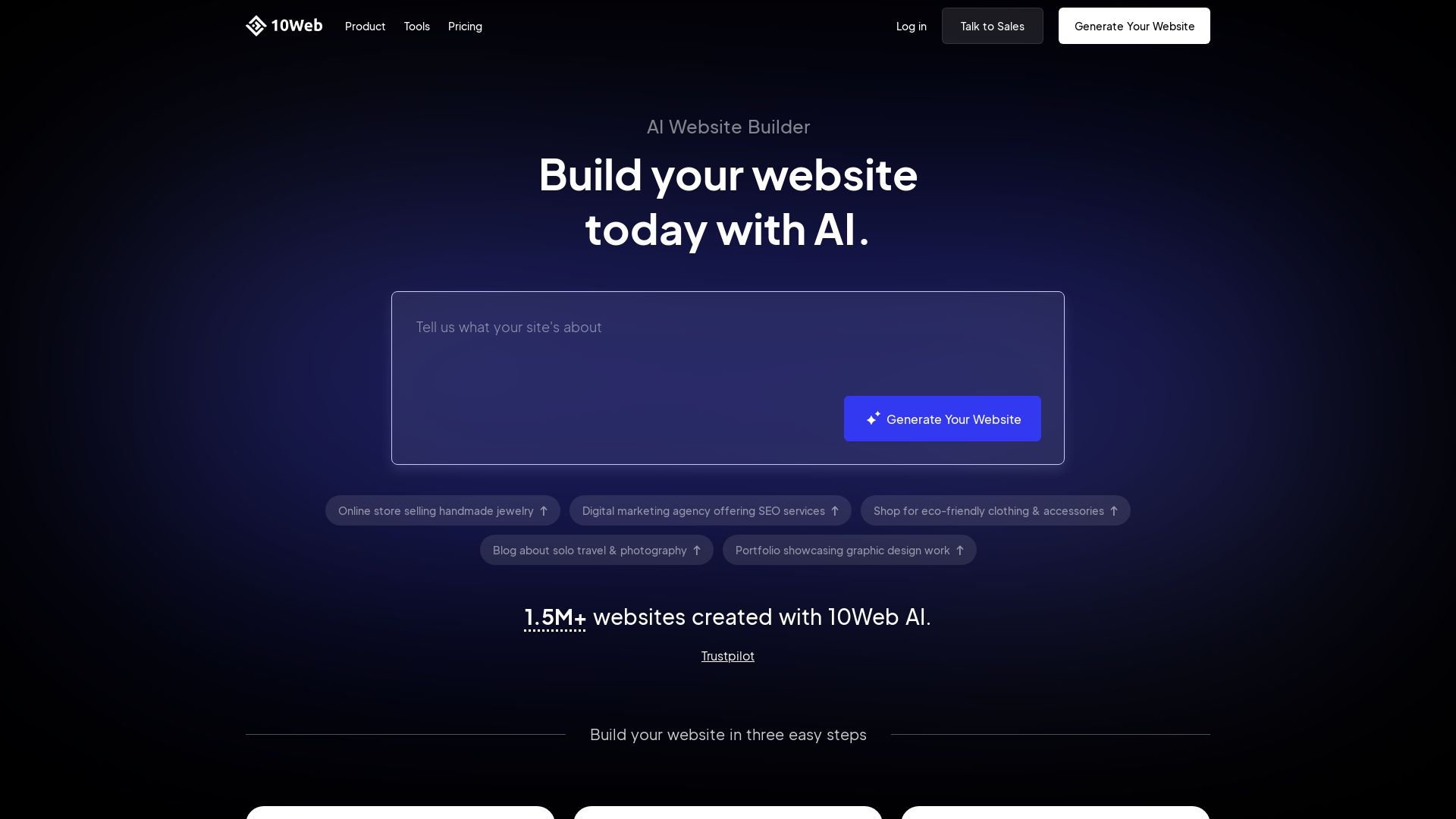10Web AI Website Builder