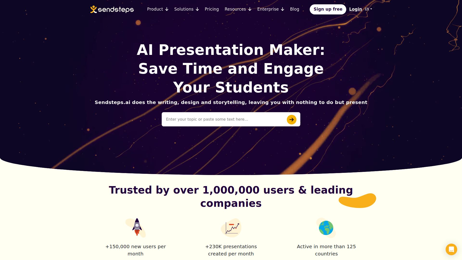 Sendsteps.ai: First AI Presentation Tool