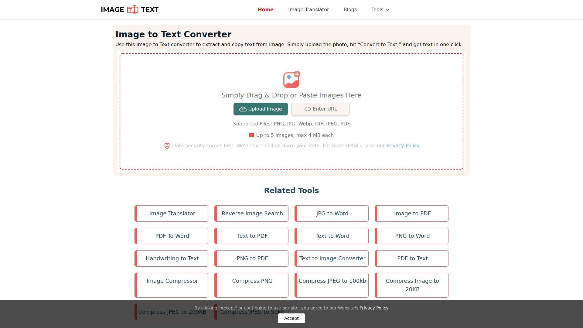 Image to Text Converter