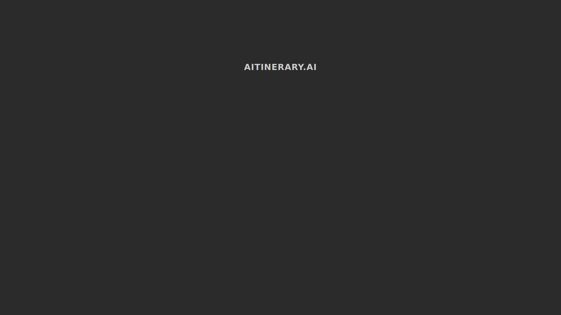 Aitinerary