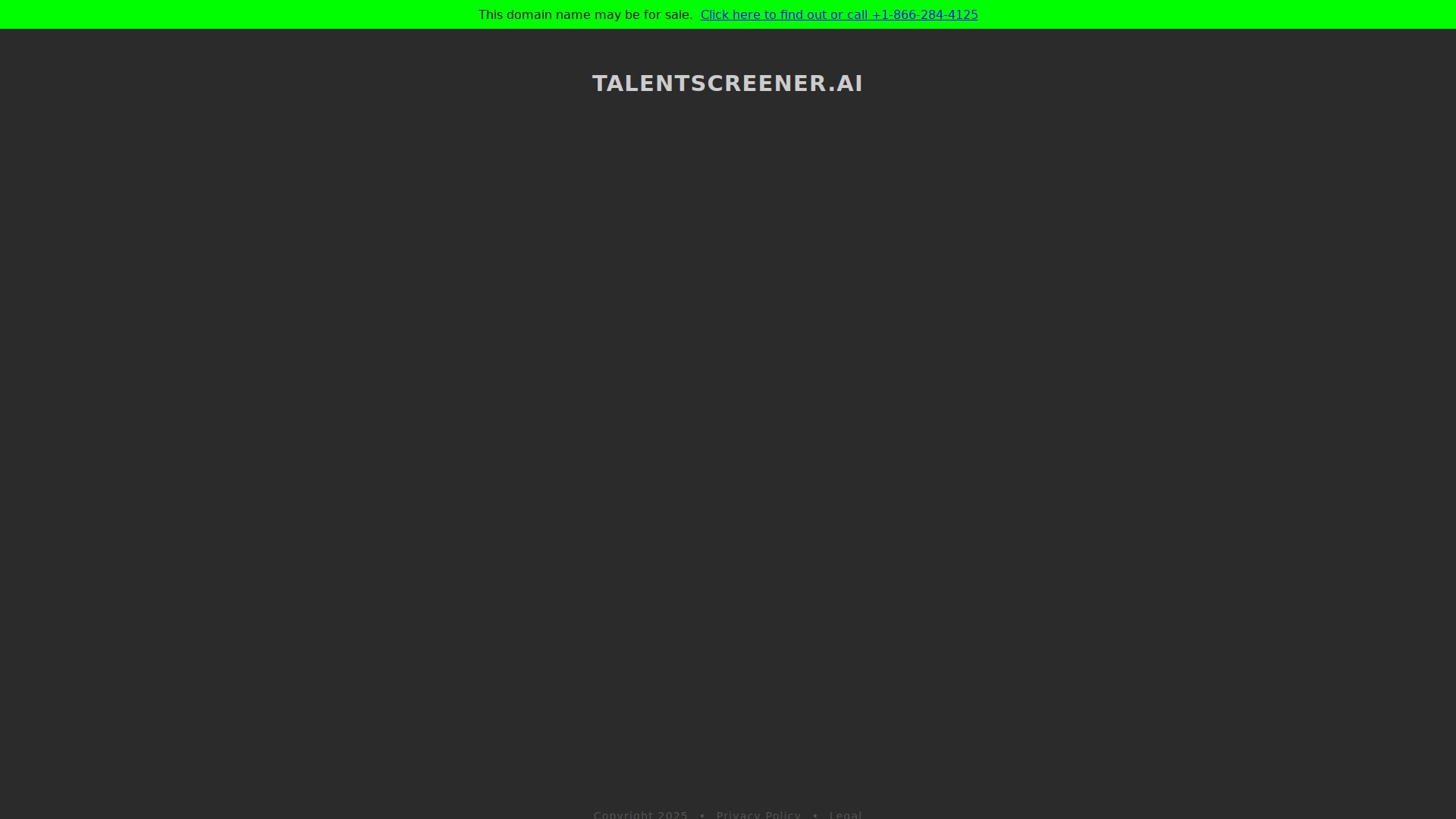 Talentscreener.ai
