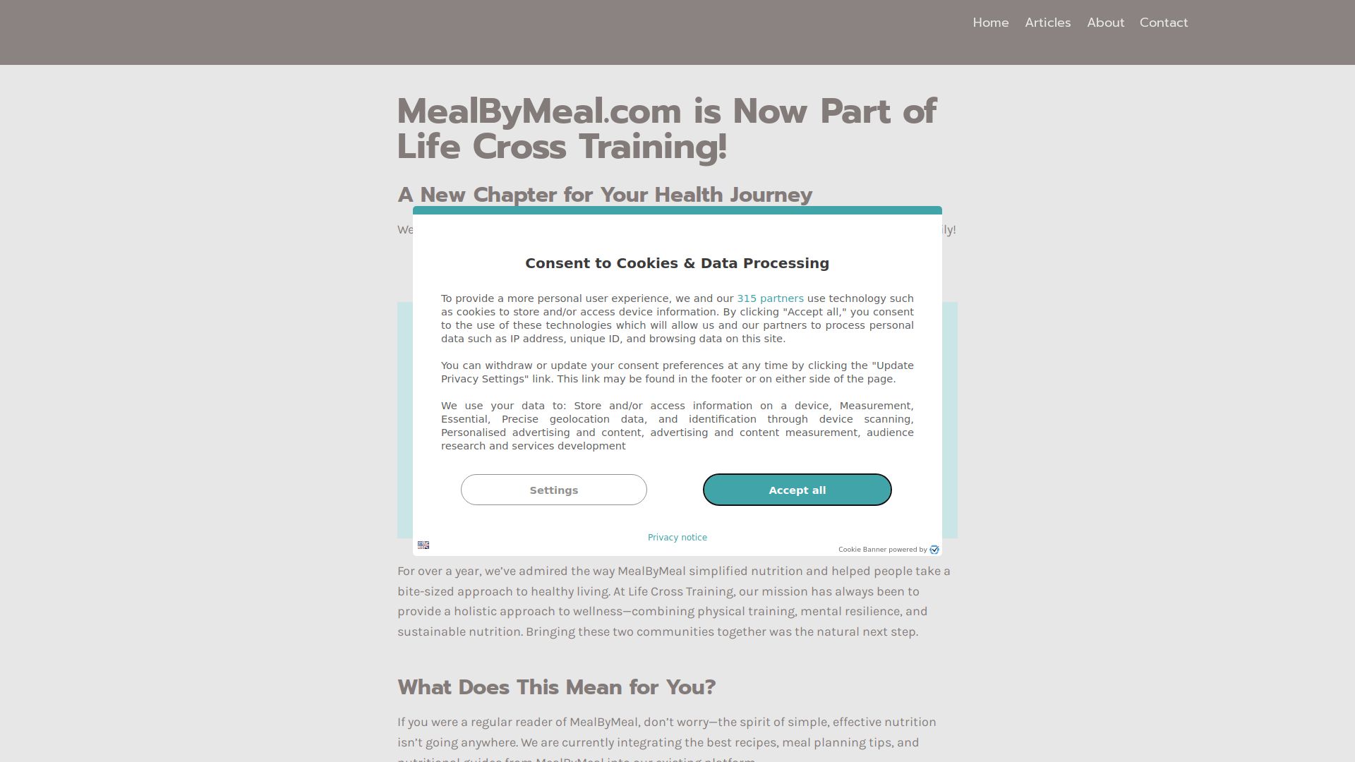 MealByMeal