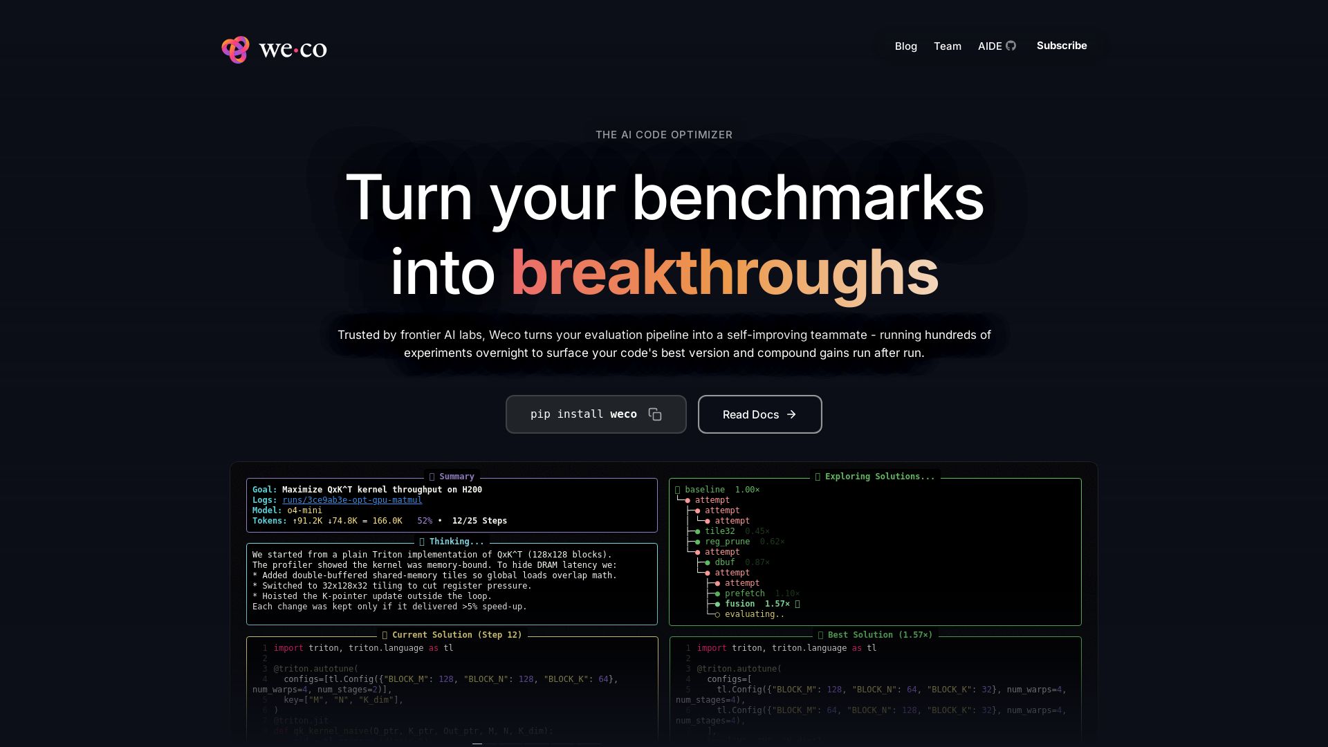 Weco AI