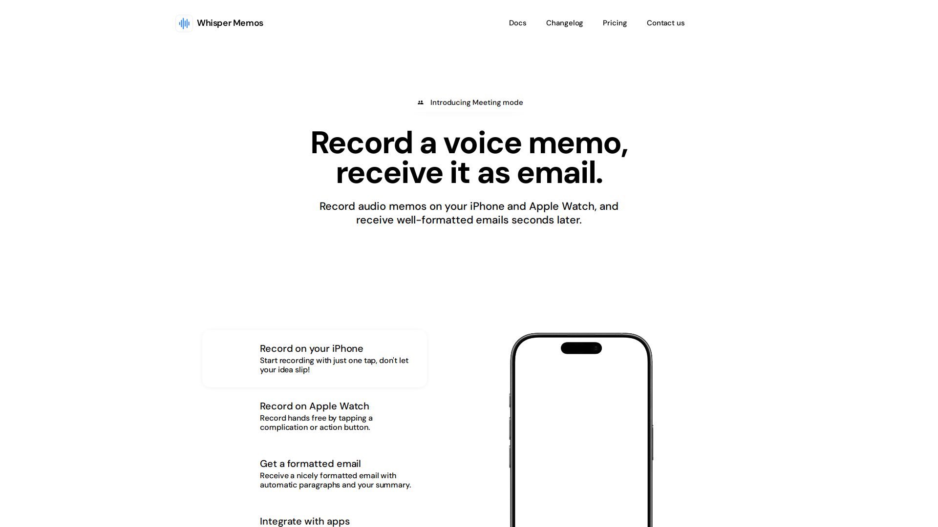 Whisper Memos